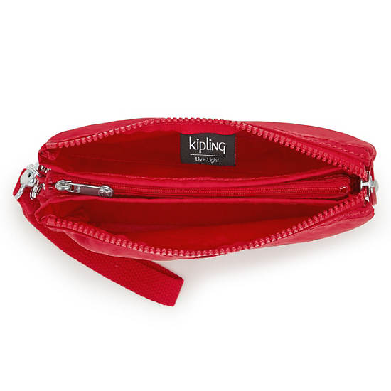 Kipling Creativity Extra Large Divat Wristlet Táska Piros | HU 2063GS